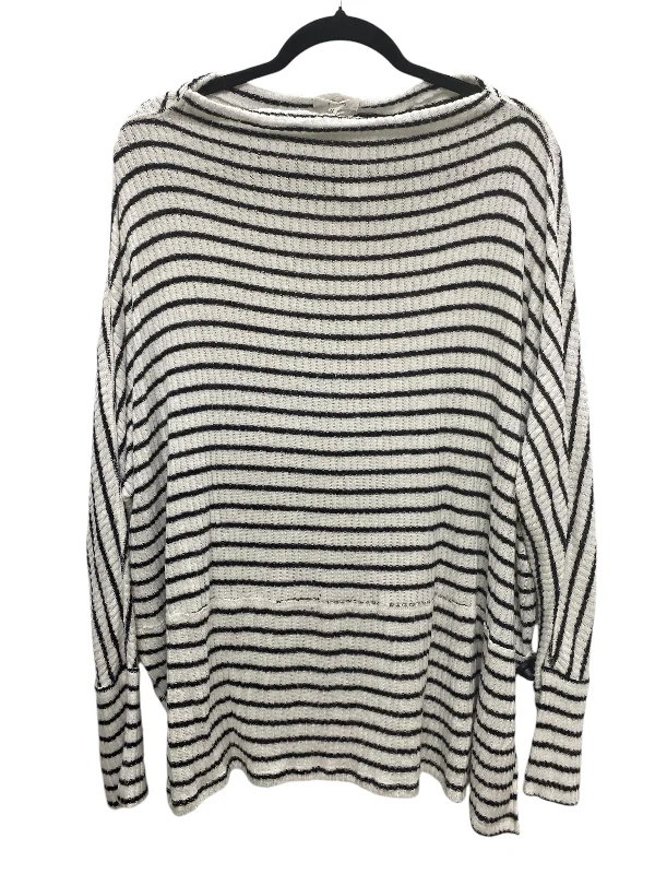 Urban Look Top Long Sleeve By Maurices In Striped Pattern, Size: 2x