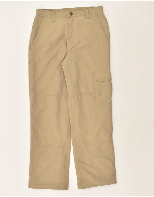 Cool Gear THE NORTH FACE Mens Cargo Windbreaker Trousers W30 L29  Beige Nylon