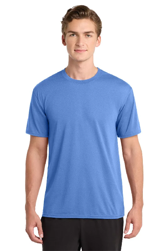 Casual Denim Gildan Mens Performance Jersey Moisture Wicking Short Sleeve Crewneck T-Shirt - Carolina Blue