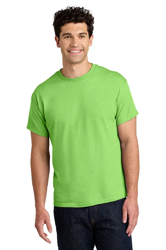 Sporty Wardrobe Gildan Mens Short Sleeve Crewneck T-Shirt - Lime Green