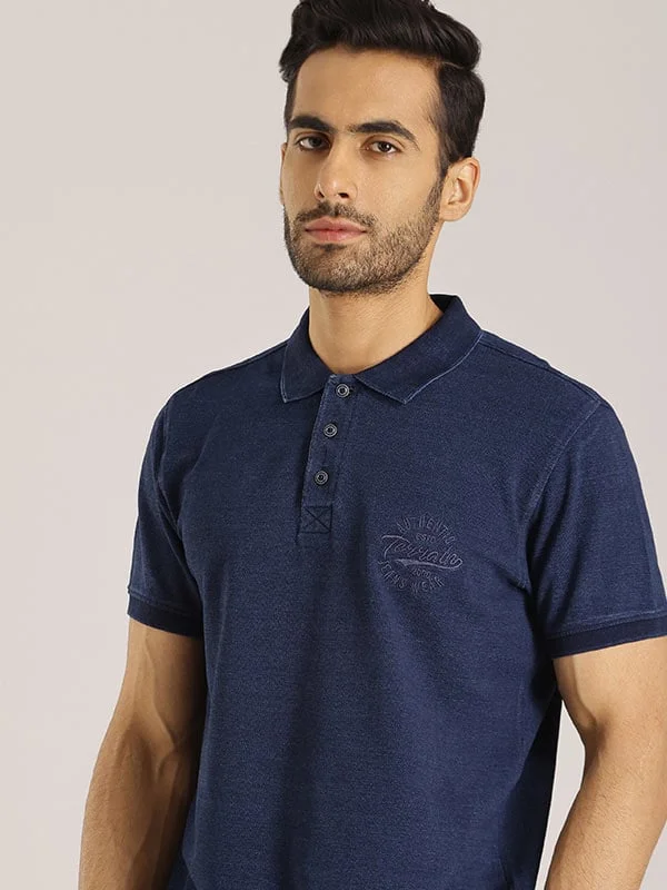 Active Comfort Men Solid Polo T-Shirt