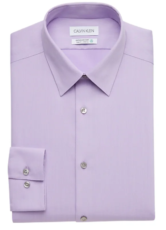 Practical Looks Lilac Slim Fit Dress Shirt