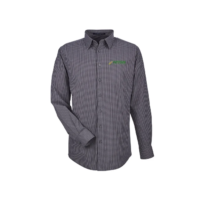 Cool Gear Men's Devon & Jones CrownLux Performance™ Tonal Mini Check