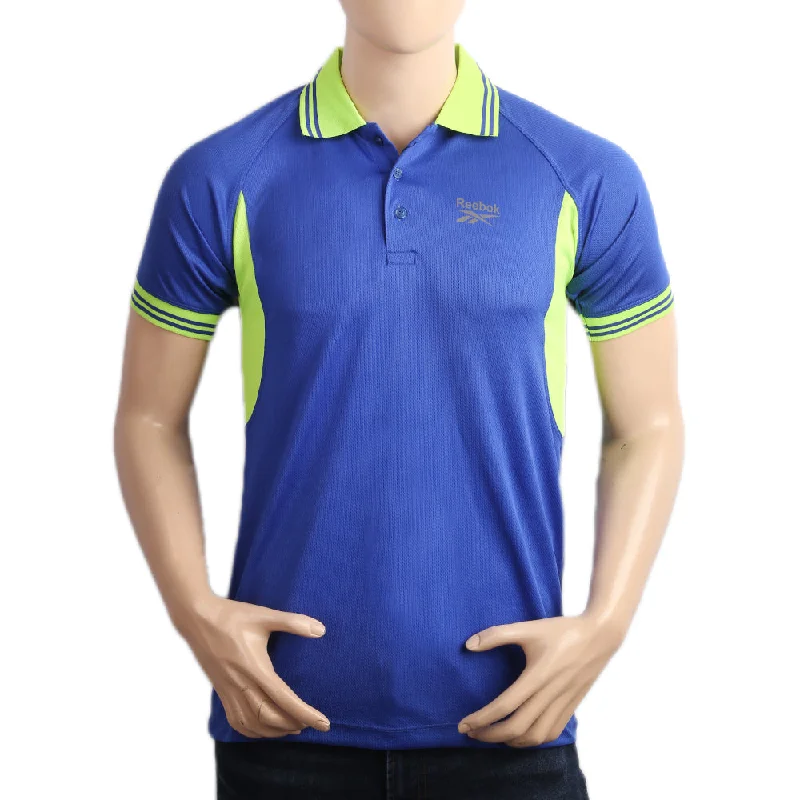 Cozy Sweatshirts Men's Half Sleeves Polo T-Shirt - Royal Blue