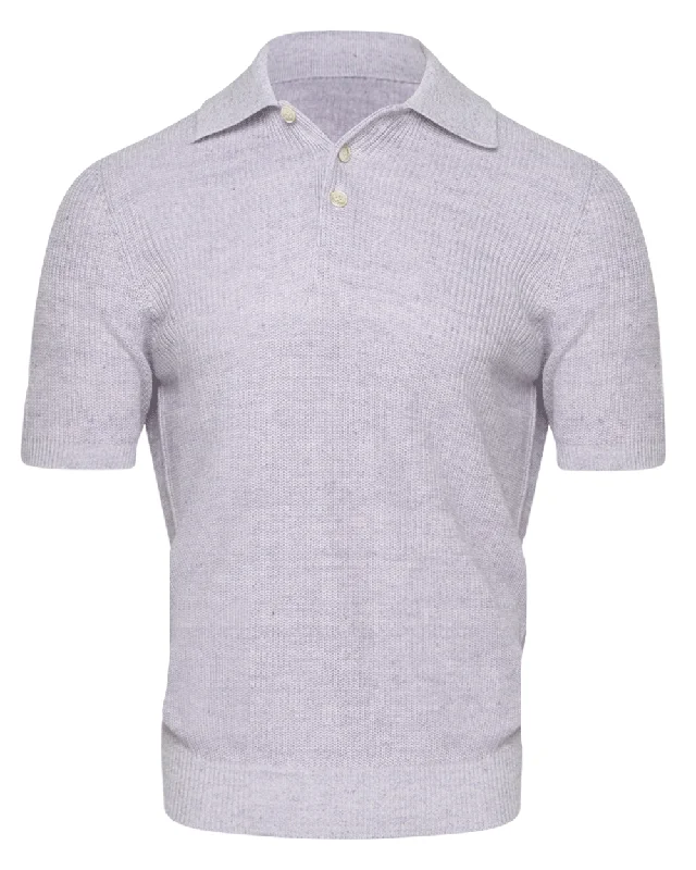 Comfy Styles Lilac Knit Polo