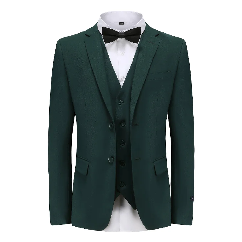 Street Fashion PREMIUM QUALITY SLIM FIT SUIT/M3O0/HUNT GREEN