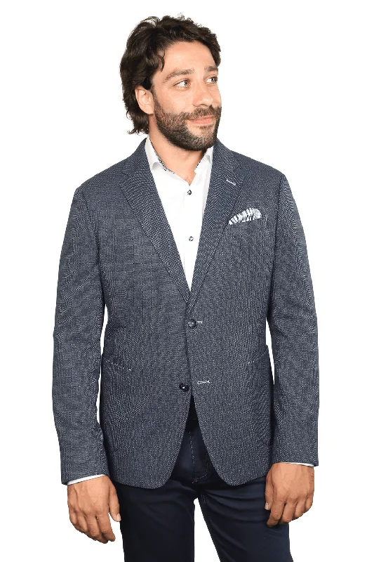 Trendy Apparel Marley Blue Knit Sport Coat