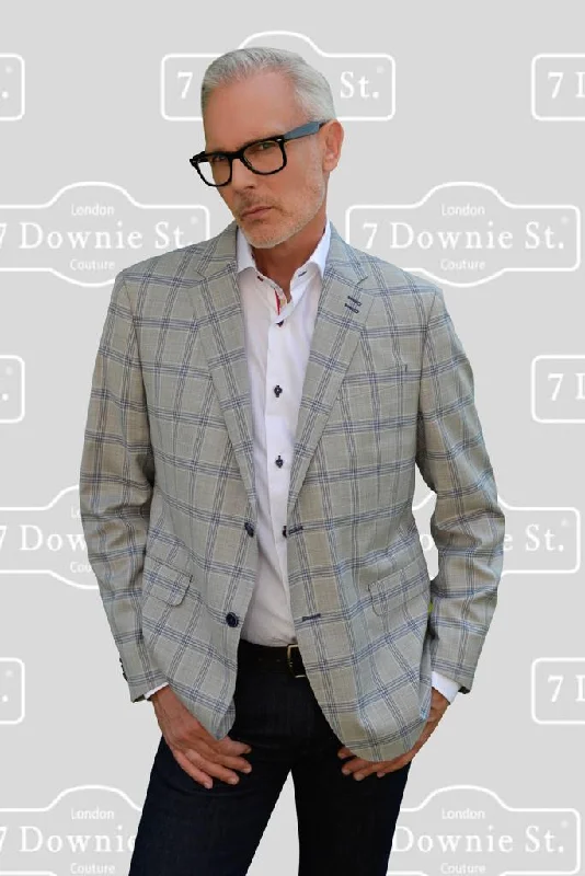 Comfy Suits sport jacket 7 downie street grey window pane