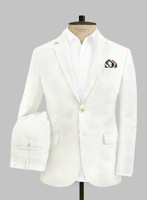 Classic Jackets Natural Linen Suit