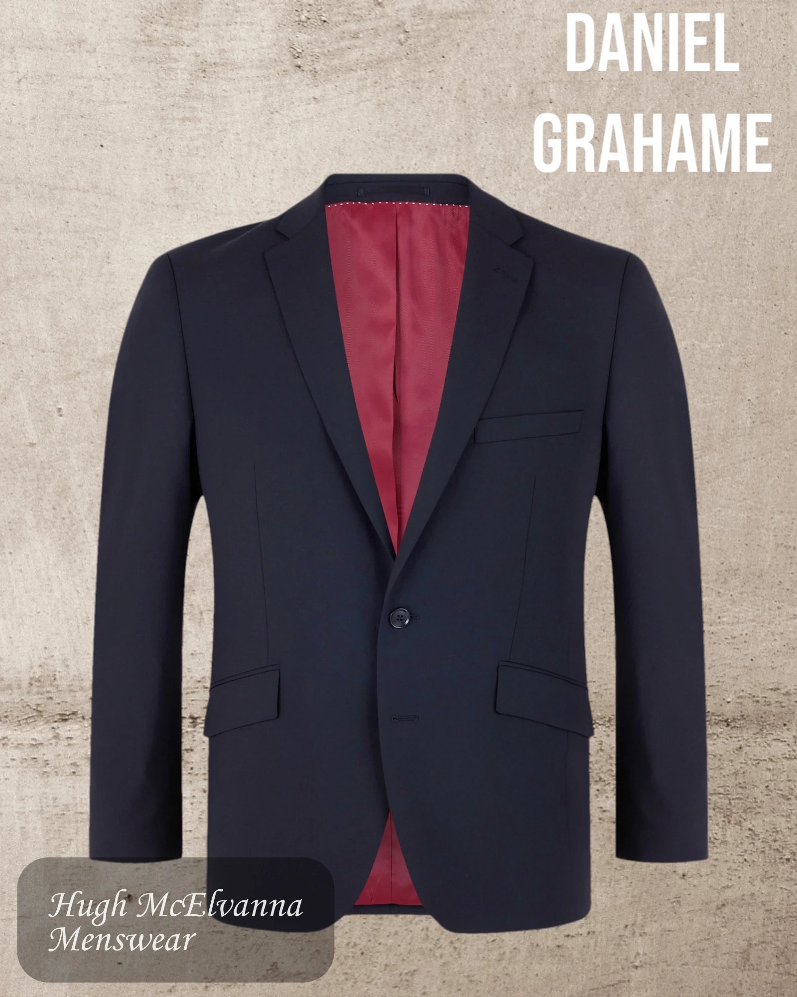 Modern Apparel Daniel Grahame BLACK 2Pc. Dale Suit Style: 41075-00