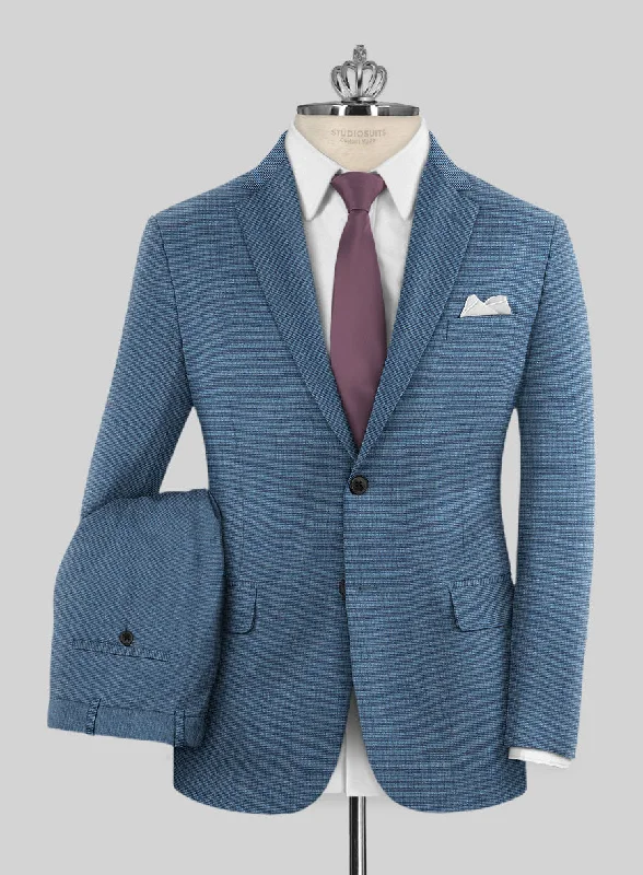 Casual Sweaters Bristol Nailhead Rich Blue Suit