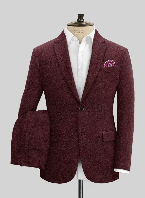 Modern Apparel Naples Sangria Tweed Suit