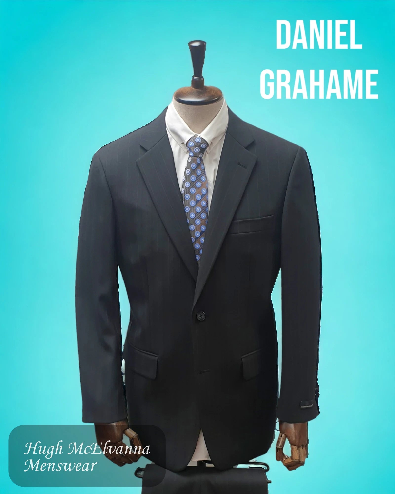 Athletic Gear Daniel Grahame® 2Pc Black Suit 22142/00