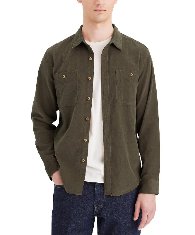 Smart Tops Dockers Men's Corduroy Shirt - Crocodile