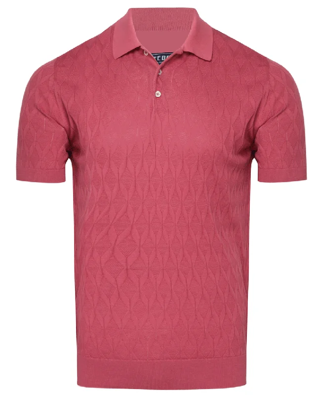 Versatile Knitwear Dusty Rose Polo