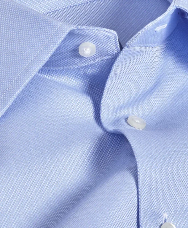 Timeless Apparel David Donahue Blue Royal Oxford Regular Fit Dress Shirt