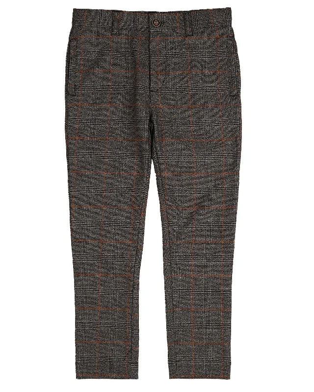 Urban Outfits NOMA GREY/RUST PLAID PANTS [FINAL SALE]