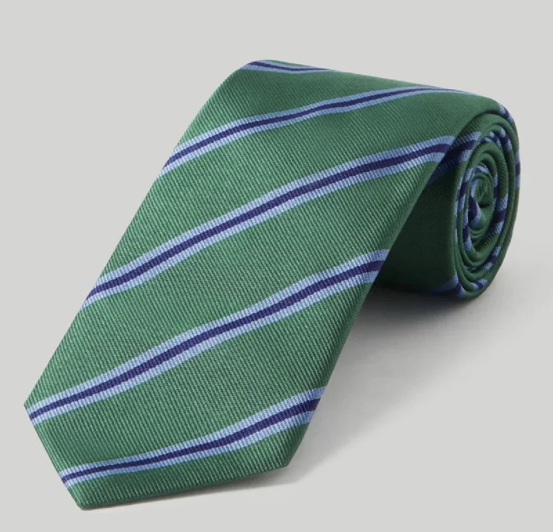 Cozy Sweatshirts Robert Talbott Green Repp Tie